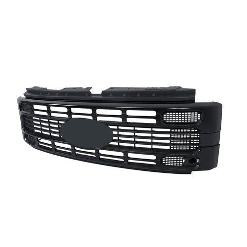 Solid Spare Fit For Ford F250 XL/XLT 2023 2024 Gloss Black Plastic Front Upper Grill Grille