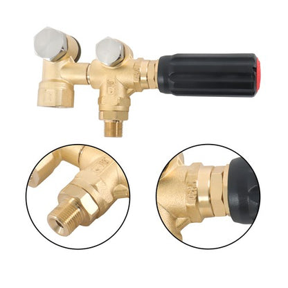 Solid Spare 3650PSI 5.5 GPM 3/8 Unloader with Mounting Bolt Set for Pressure Pump RR, RK, XM