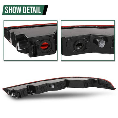 Solid Spare Fit For 2016-2018 Audi Q3 Rear Bumper Lower Tail Light Stop Lamp Left Side