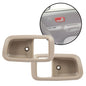 Solid Spare Front Left & Right Inner Door Handle Trim Beige Fit For 2000-2006 Toyota Tundra