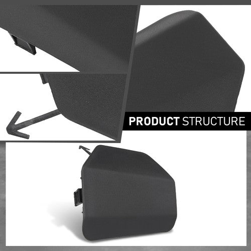 Solid Spare Fit For 22-23 Toyota Corolla Cross Front Bumper Tow Hook Eye Cover Cap