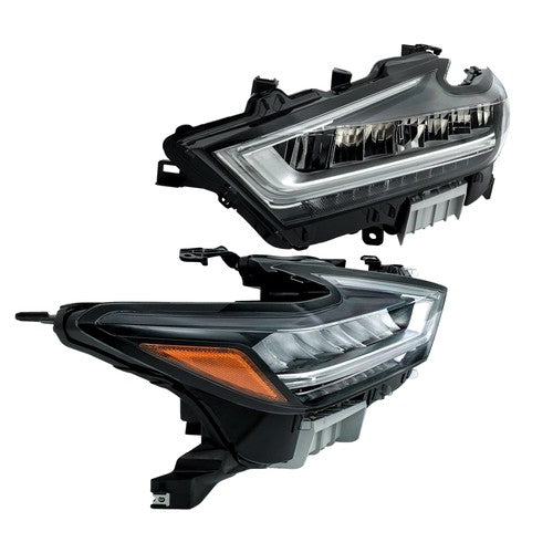 Solid Spare LED 1 Pair Headlights Assembly Set Fit For Nissan Maxima 2019 2020 2021 Front