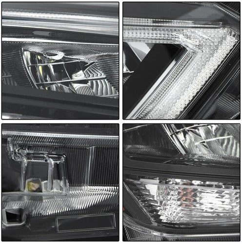 Solid Spare Clear Lens New For Nissan Versa S SR SV 2020-2021 Pair Headlight Replacement LED