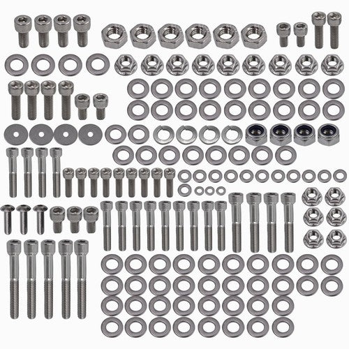 Solid Spare For YAMAHA YFZ350 BANSHEE STAINLESS STEEL ATV BOLT SCREW KIT SET 659 PIECE NEW