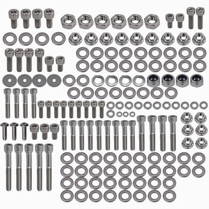 Solid Spare For YAMAHA YFZ350 BANSHEE STAINLESS STEEL ATV BOLT SCREW KIT SET 659 PIECE NEW