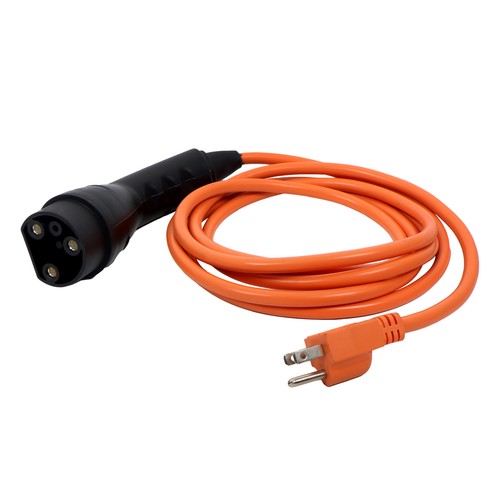 Solid Spare Fits For Evolution ICON EV Golf Cart Charger Power Cord 120V 3 Pin New
