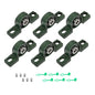 Solid Spare 6PCS UCP201-8 Pillow Block Bearing 1/2" Bore 2-Bolt Self-Aligning Solid Base