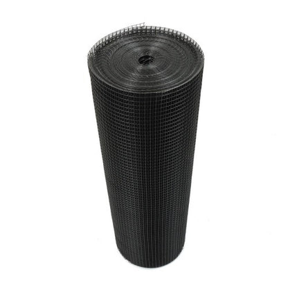 Solid Spare 1/2 inch 36x100 19 Gauge Black Vinyl Coated Hardware Cloth - Coated Wire Mesh