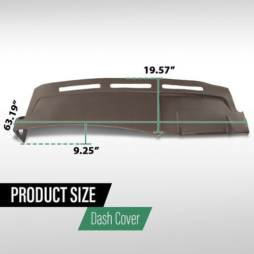 Solid Spare Dash Board Cover Cap Overlay Brown Fit For 2003-2006 Cadillac Escalade ESV EXT
