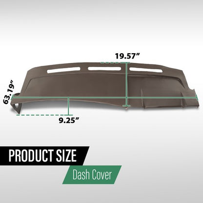 Solid Spare Dash Board Cover Cap Overlay Brown Fit For 2003-2006 Cadillac Escalade ESV EXT