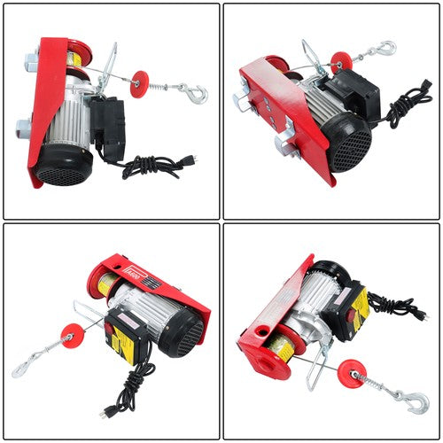 Solid Spare 1320lbs Mini Electric Hoist PA600 & Wireless Remote Control 110V Height 20-40ft