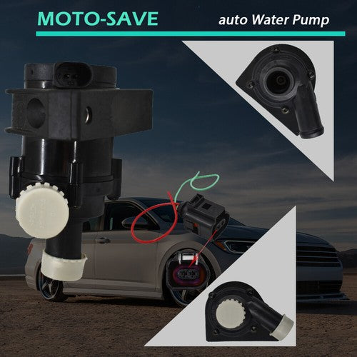 Solid Spare Auxiliary Cooling Water Pump 1K0965561J For VW Jetta Golf AUDI A3 Passat