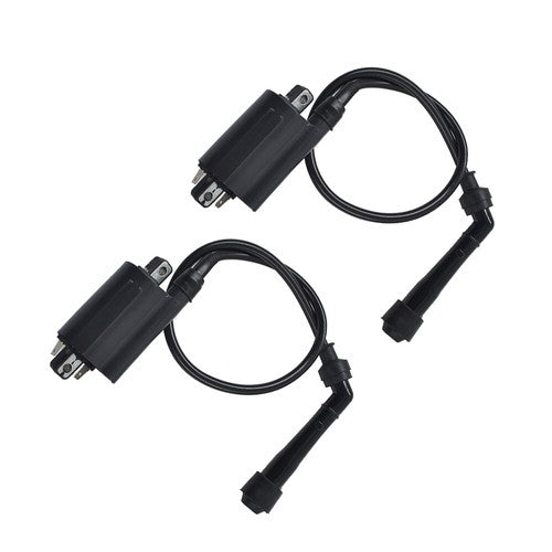 Solid Spare New For Kawasaki EX500 Ninja 500 500R 1987-2009 Set of 2 Ignition Coils