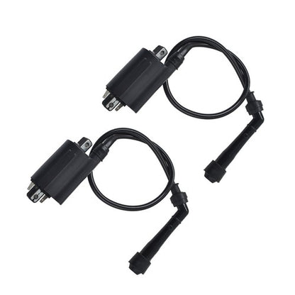 Solid Spare New For Kawasaki EX500 Ninja 500 500R 1987-2009 Set of 2 Ignition Coils