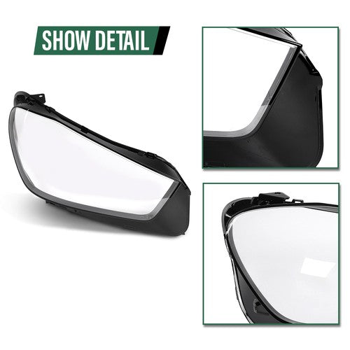 Solid Spare Headlight Replacement Lens Right Fit For 2020-2023 Mercedes-Benz GLE Class W167