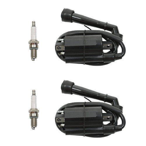 Solid Spare 2 x Ignition Coil Spark Plug For VS700 86-87 VS750 88-91 VS800 92-04 33410-38A02
