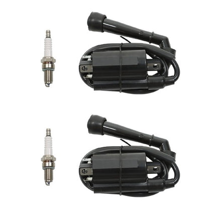 Solid Spare 2 x Ignition Coil Spark Plug For VS700 86-87 VS750 88-91 VS800 92-04 33410-38A02