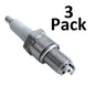 Solid Spare (3) Spark Plug for 751-10292 951-10292 F6RTC MTD OHV Engines