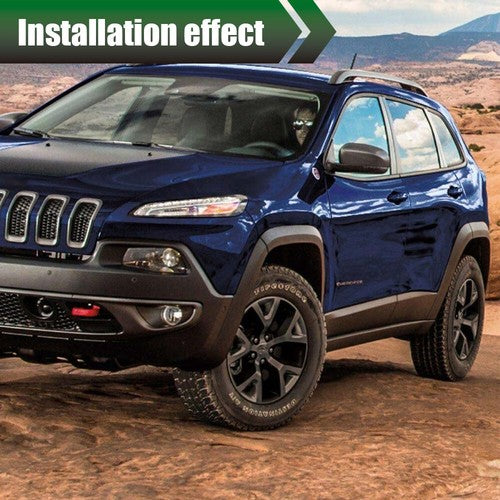 Solid Spare Fit For 2017-2022 Jeep Compass Wheel Opening Molding Fender Flare Rear Left Side