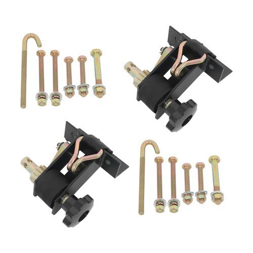 Solid Spare (2 Pack) 1.5in x 7.5ft Ladder Rack Ratchet Tie-Down Straps 2 Inch Round Tube