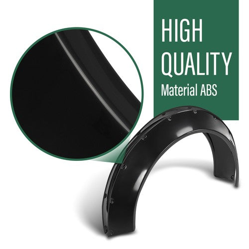 Solid Spare 4pcs Fender Flares Extra Wide Wheel Arch Body Kit Fit For Honda Civic Accord