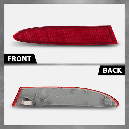 Solid Spare Rear Bumper Reflector Left Driver Side Red Fit For 2011-2017 BMW X3 BM1184104