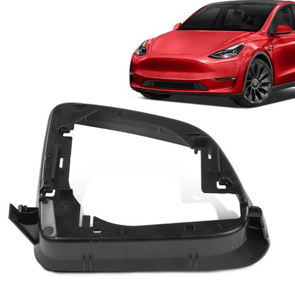 Solid Spare Fit For 2020-2023 Tesla Y Side Mirror Base Support Ring Frame Cover Driver Side