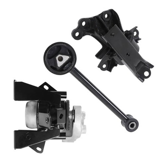 Solid Spare For 14-22 Mitsubishi Mirage G4 L3 1.2L 1092A096 New 3PCS Engine Motor Mount Set