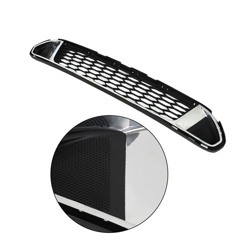 Solid Spare Front Lower Grille Grill&Chrome Molding Trim For 2010 11 2012 Ford Fusion Sport
