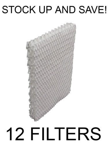 Solid Spare Humidifier Filter for Sunbeam SF235 SF-235 (12 Pack)