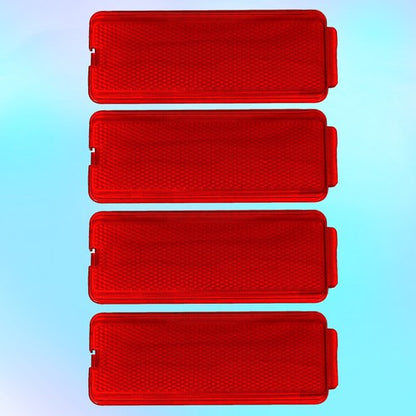 Solid Spare Fit For Ford F250 F350 Super Duty 1999-2007 Front Rear Door Red Reflector Panel