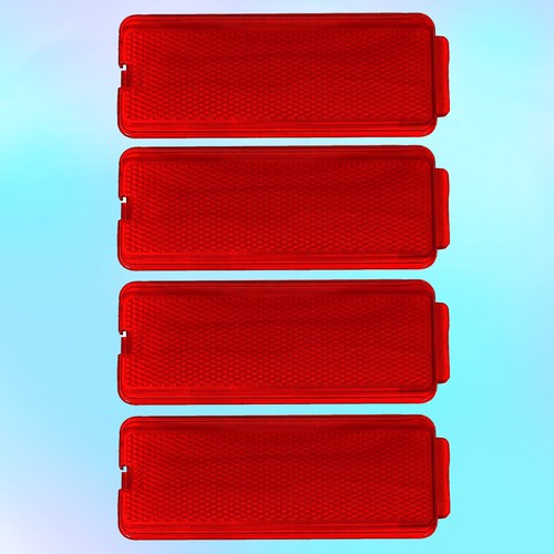 Solid Spare Fit For Ford F250 F350 Super Duty 1999-2007 Front Rear Door Red Reflector Panel