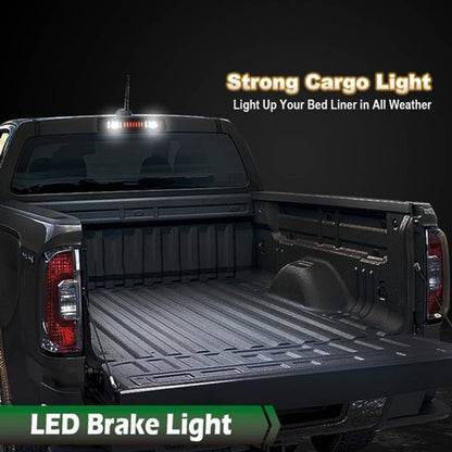 Solid Spare Fit For 15-18 Colorado Canyon Clear/Black LED 3rd Brake Light Cargo Lamp