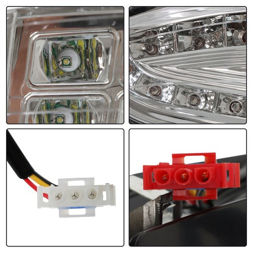 Solid Spare LED Light Kit LED Headlights / LED Tail Lights For 2016+ EZGO RXV Golf Cart