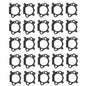 Solid Spare 25Pcs Air Cleaner Mount Gaskets For Briggs & Stratton 272653S 4156 Leopop