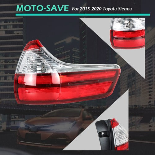 Solid Spare Right Passenger Side Rear Tail Light Brake Lamp Fit For Toyota Sienna Base 15-20