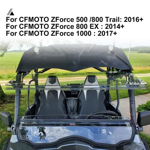 Solid Spare For CFMOTO ZForce 800 Front Flip Windshield Scratch Resistant 500/1000 Model