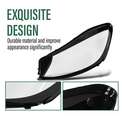 Solid Spare Fit For Mercedes-Benz S-Class W222 2018-2020 Headlight Headlamp Lens Cover Right