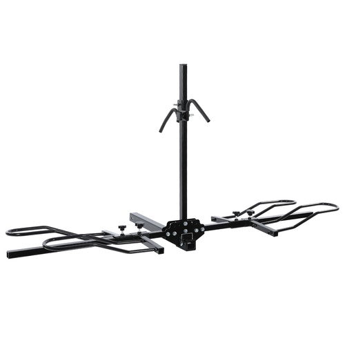 Solid Spare Foldable 2 Bike Rack Floor Stand Parking Hitch Mount Fat Tire Electric Bicycle