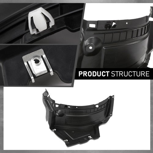 Solid Spare Fit For 16-18 Audi A6 S6 Front Left Side Front Section Fender Liner AU1250110