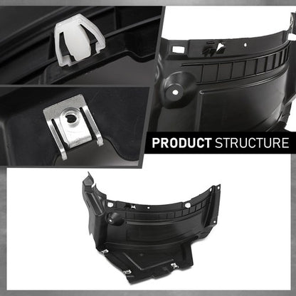 Solid Spare Fit For 16-18 Audi A6 S6 Front Left Side Front Section Fender Liner AU1250110