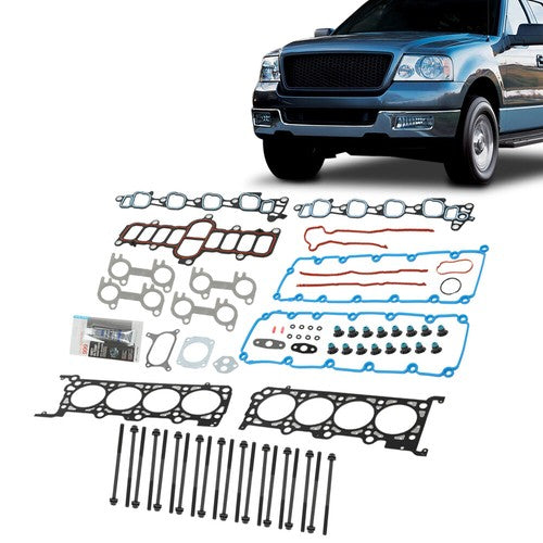 Solid Spare Fit For 00-04 Ford F150 F350 Expedition Excursion E150 5.4L Head Gasket Bolt Set