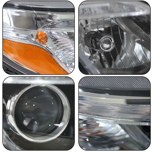 For 2014 2015 Kia Sorento EX SX Halogen W/LED DRL Projector Headlight Left Right