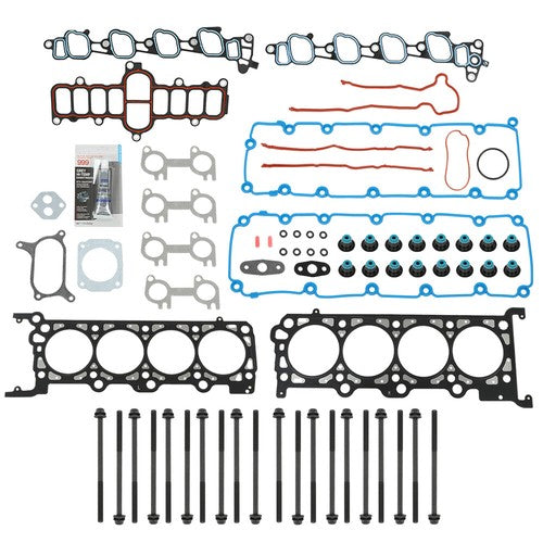 Solid Spare Fit For 00-04 Ford F150 F350 Expedition Excursion E150 5.4L Head Gasket Bolt Set