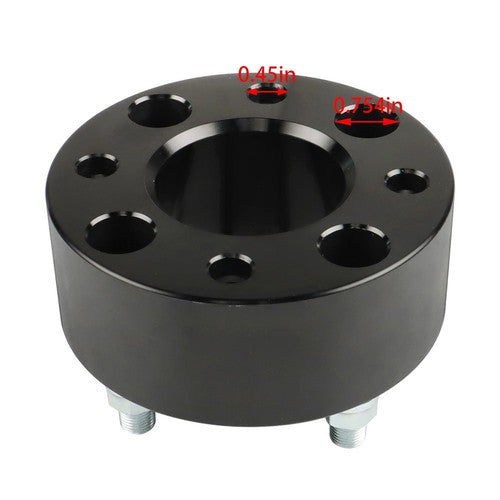 Solid Spare New Wheel Spacers Hub Bore 62mm Thread Size 1/2"x20 4Pcs 2" 4x101.6mm US