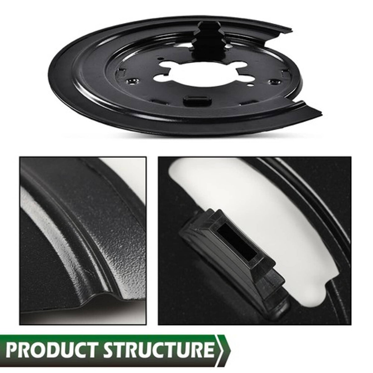 Solid Spare Fit For 2002-2007 Dodge Ram 1500 Replace 3S-00032 Brake Dust Shield Rear New