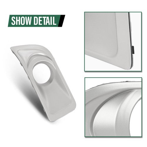 Solid Spare Front Bumper Fog Light Bezel Lamp Trim Right Fit For 2010-2012 Subaru Outback