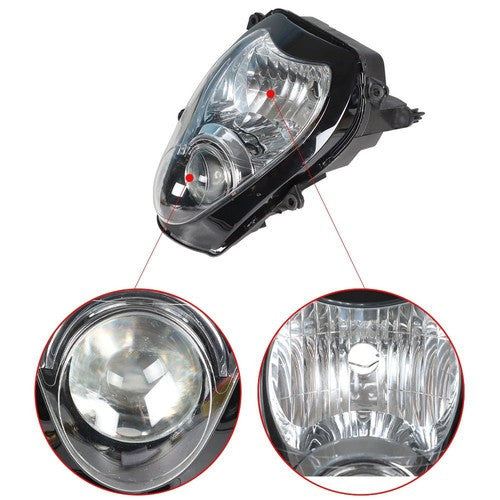 Solid Spare Fit For Suzuki Hayabusa GSX1300R 1997-2007 FA Front Headlight Headlamp Assembly