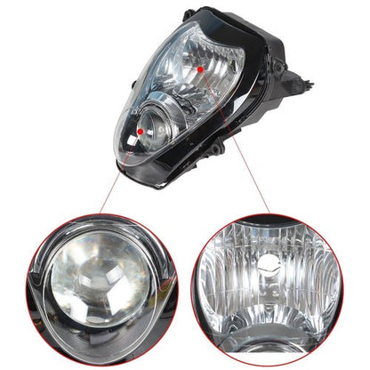 Solid Spare Fit For Suzuki Hayabusa GSX1300R 1997-2007 FA Front Headlight Headlamp Assembly
