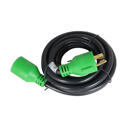 Solid Spare 3 Prong 30A 15FT Generator Extension Cord 125V NEMA L5-30P/R Twist Lock